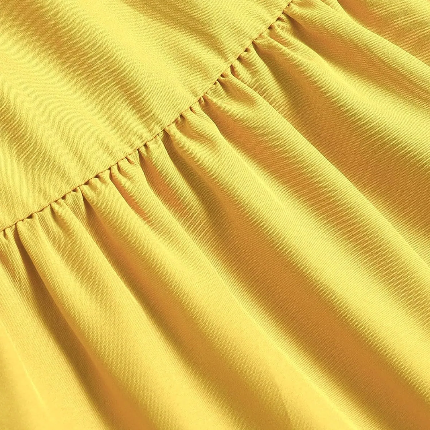 Women's Long Summer Maxi Skirt 2025 Solid Color Floral Elastic Waist A-Line Skirts with Drawstring Loose Skirt