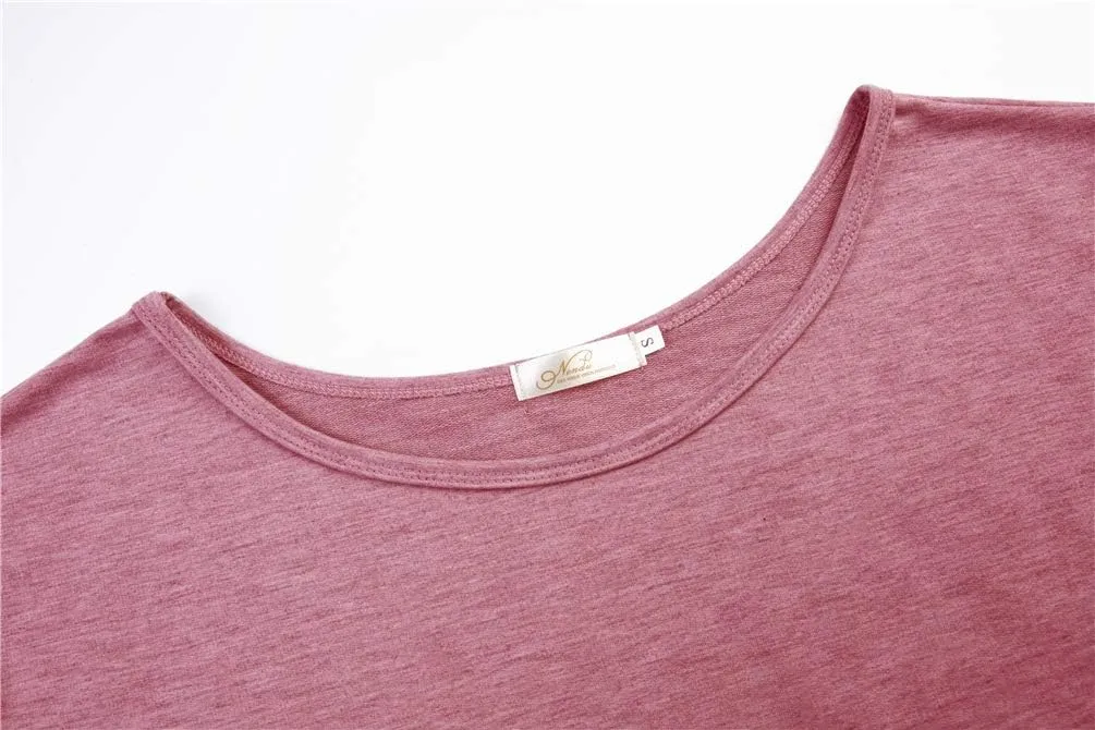 Womens Off Shoulder Sweatshirt Slouchy Long Sleeve Shirts Pullover Tops