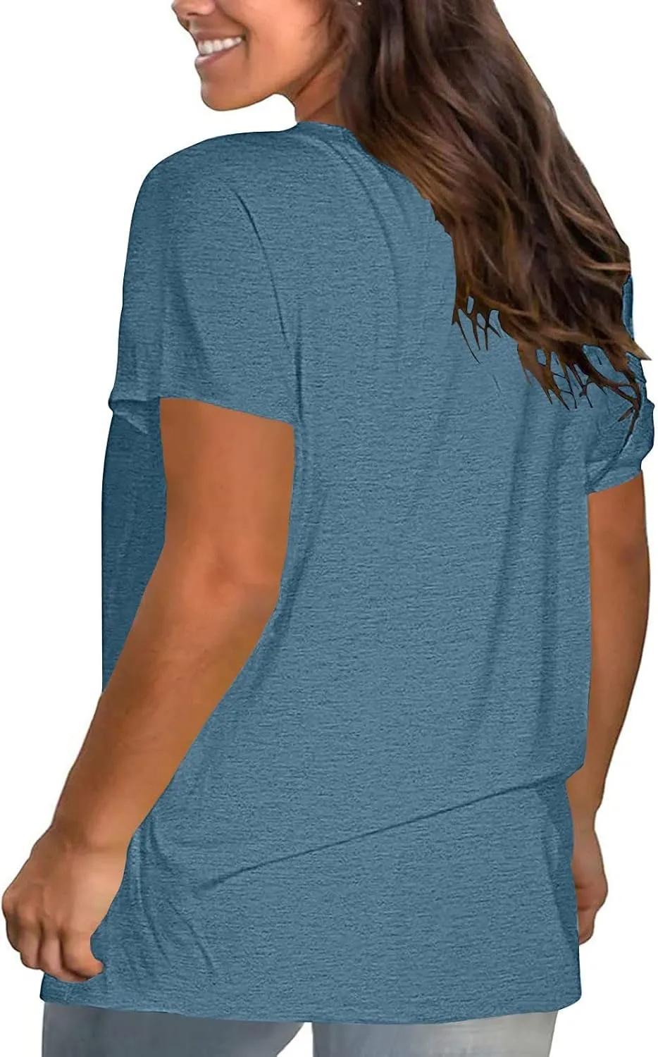 Women's Oversized Cotton Tops Casual Short Sleeve T-Shirts Crew Neck Solid Pullover Loose Fit Tees Summer Fashion 2025