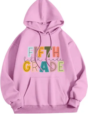 Women's Oversized Hoodies Fashion Loose Fit Letter Printed Long Sleeve Hoodie with Hood Daily Commute Comfy Sweatshirt