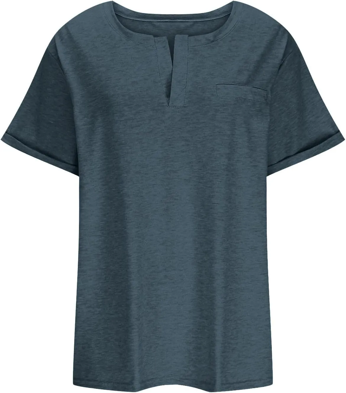 Womens T Shirts Short Sleeve V Neck Tees Plain Workout Tops Loose Fit Casual Tunic Plus Size Summer Oversized Tees