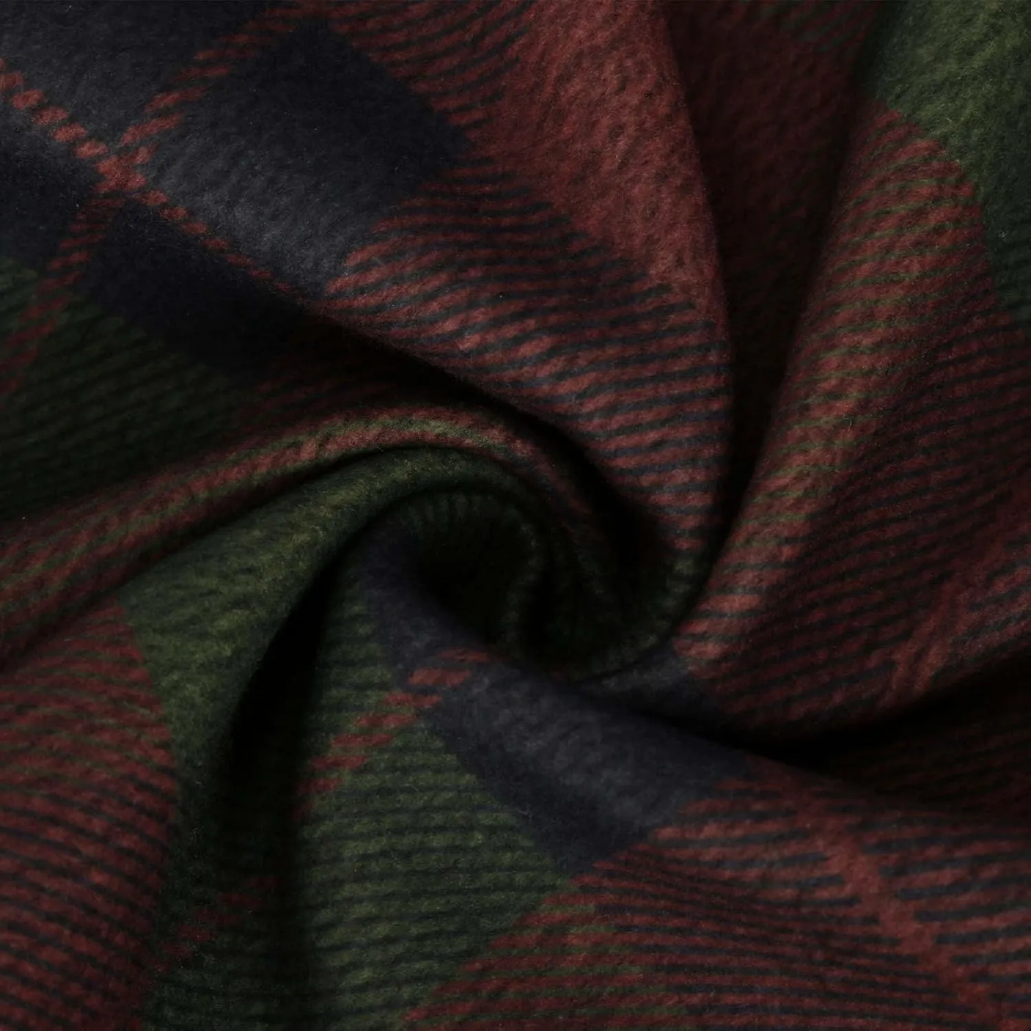Women's Vintage Skirt High Waist Wool Blend Plaid Skirts A-Line Long Maxi Skirt Elastic Waist Stretchy Swing Skirts