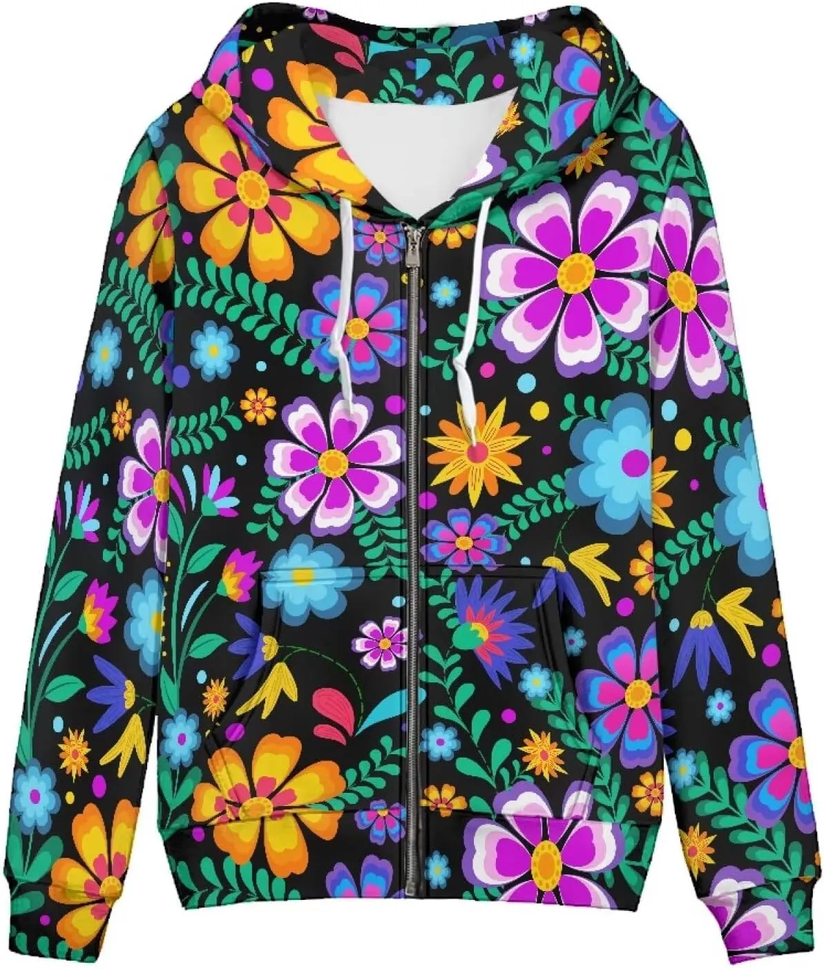 Women's Zip Up Hoodies Lightweight Sweatshirts with Pockets Trendy Outfit for Teen Girls