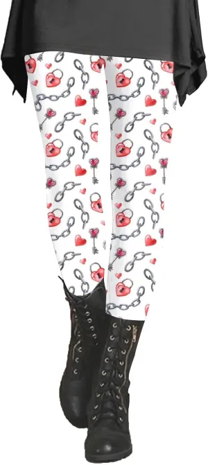 Work Leggings for Women Womens Valentines Heart Tunic Tops for Leggings Fall Leggings