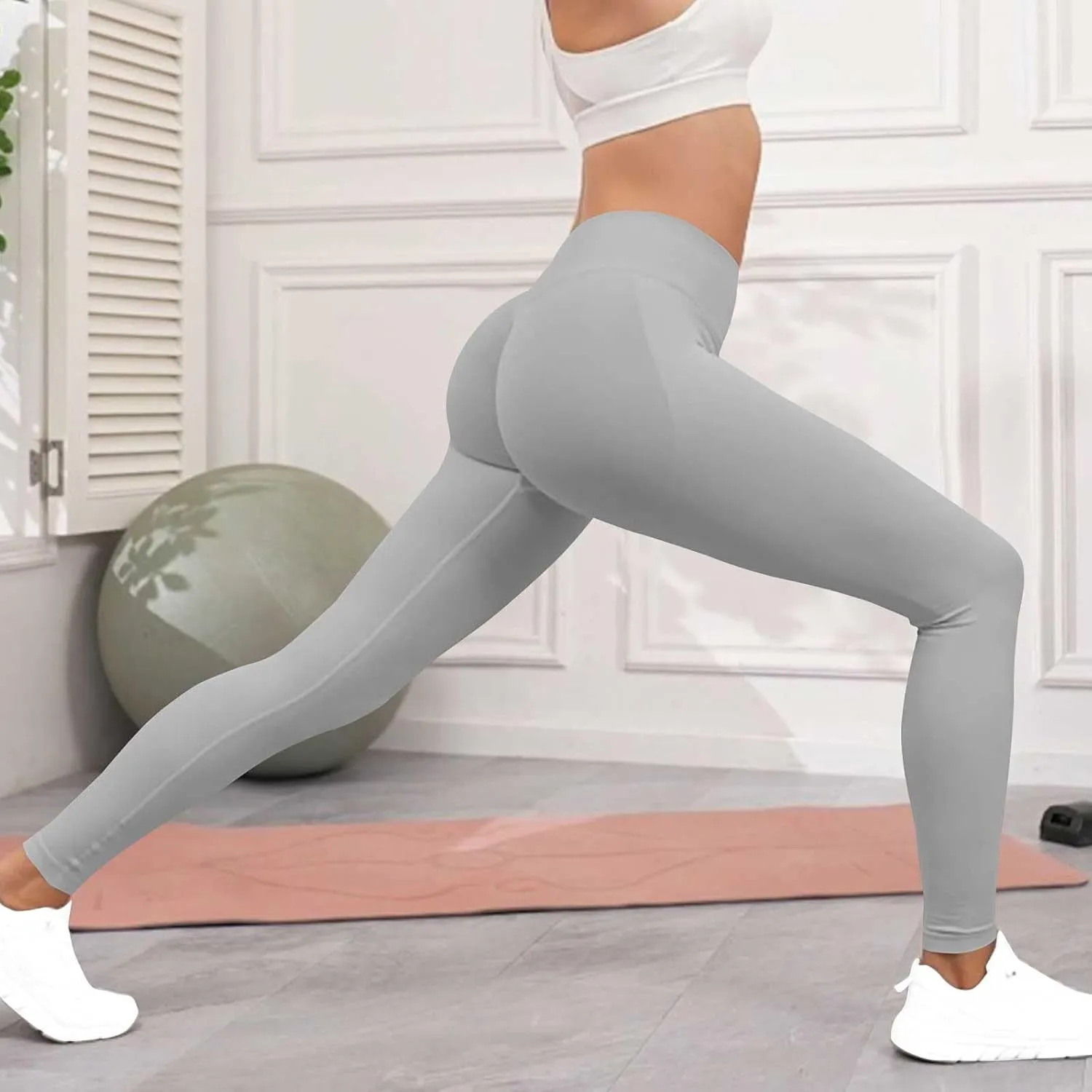 Workout Leggings for Women Buttery Soft Leggings High Waisted Leggings Athletic Gym Compression Leggings Yoga Pants