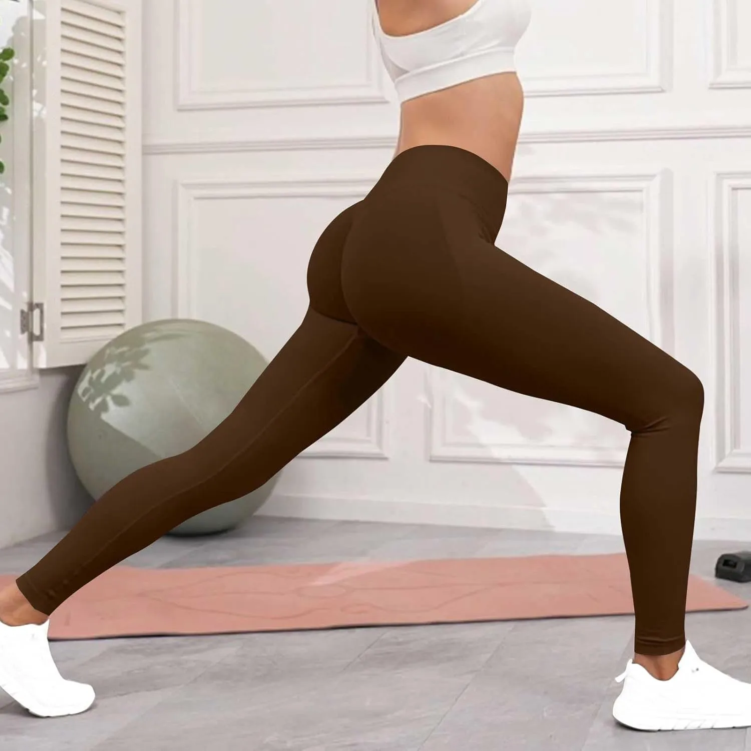 Workout Leggings for Women Buttery Soft Leggings High Waisted Leggings Athletic Gym Compression Leggings Yoga Pants