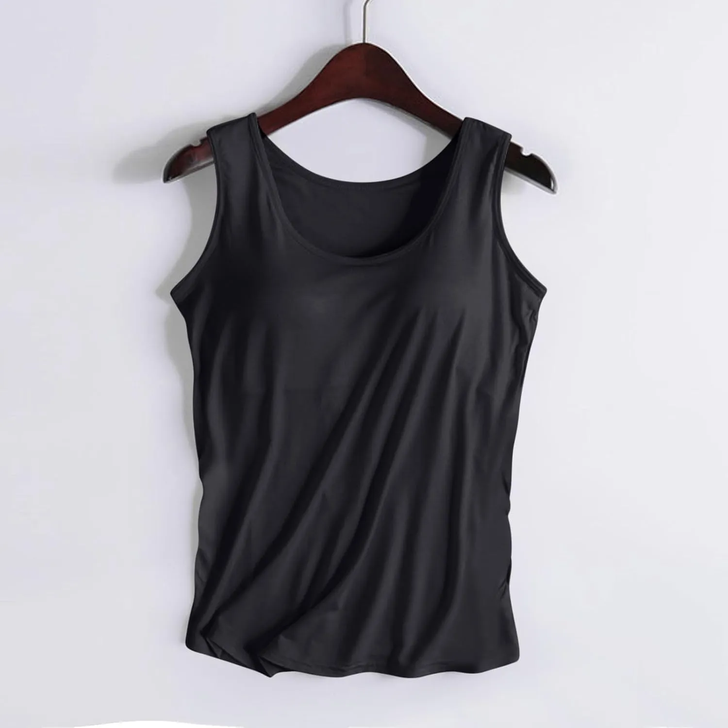 Workout Tank Tops for Women with Built in Bra Casual Sleeveless Y2k Camis Yoga T-Shirts Undershirt Athletic Gym Tops