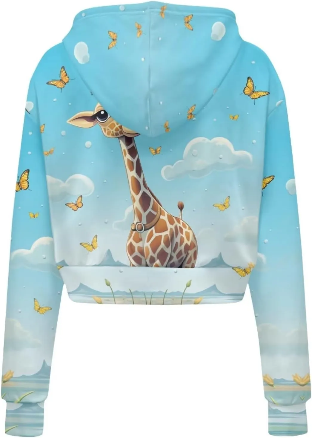 Xhuibop Zip Up Hoodies for Womens Y2K Crop Hoodies Sweatshirt Oversized Jackets
