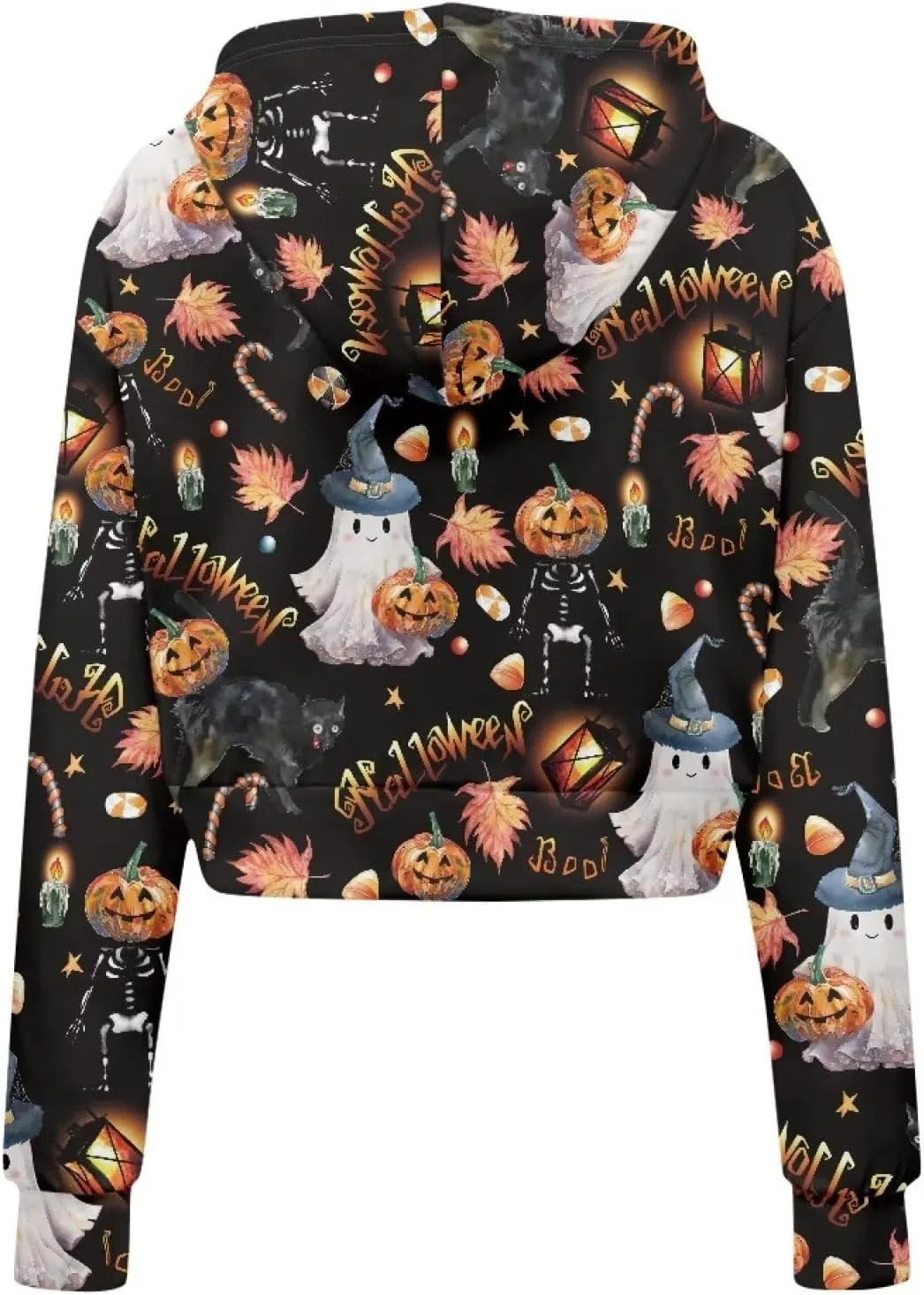 Xhuibop Zip Up Hoodies for Womens Y2K Crop Hoodies Sweatshirt Oversized Jackets