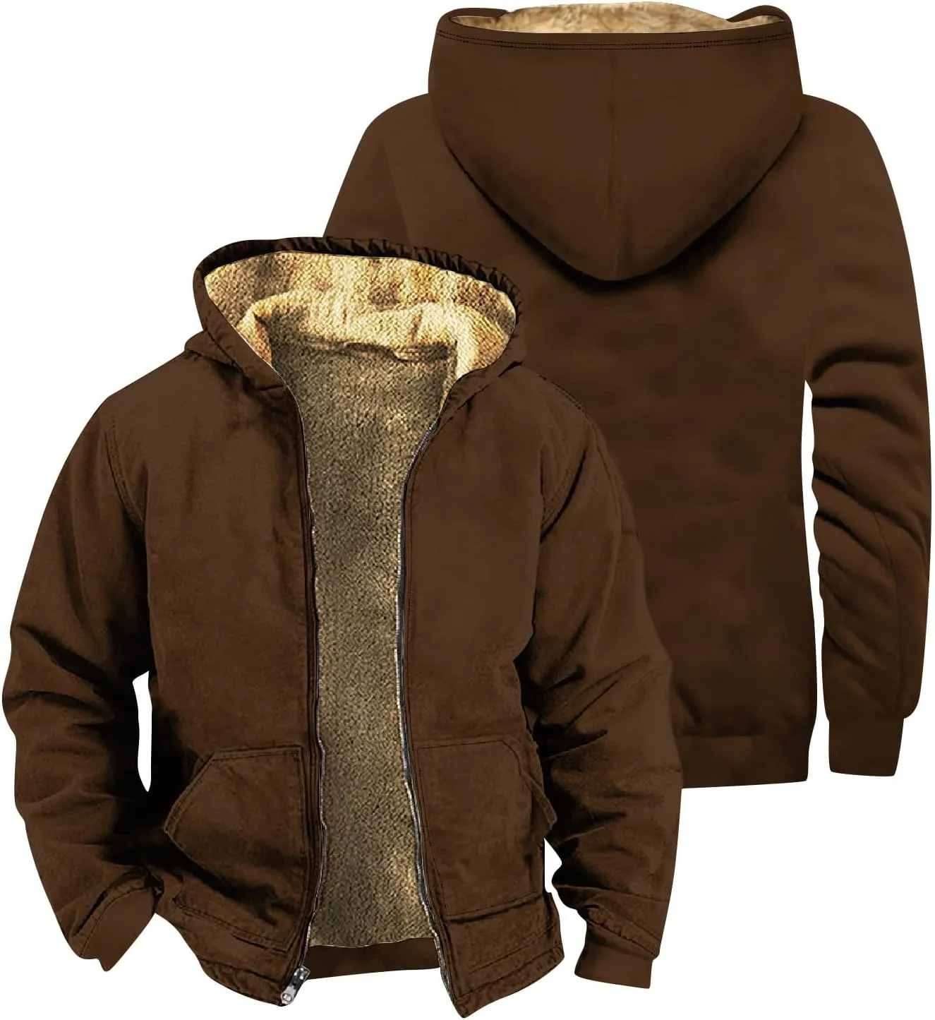Ymosrh Men's Sweatshirt Zip Up Hoodies Pullover Sweatshirts Casual For Men, M-5XL