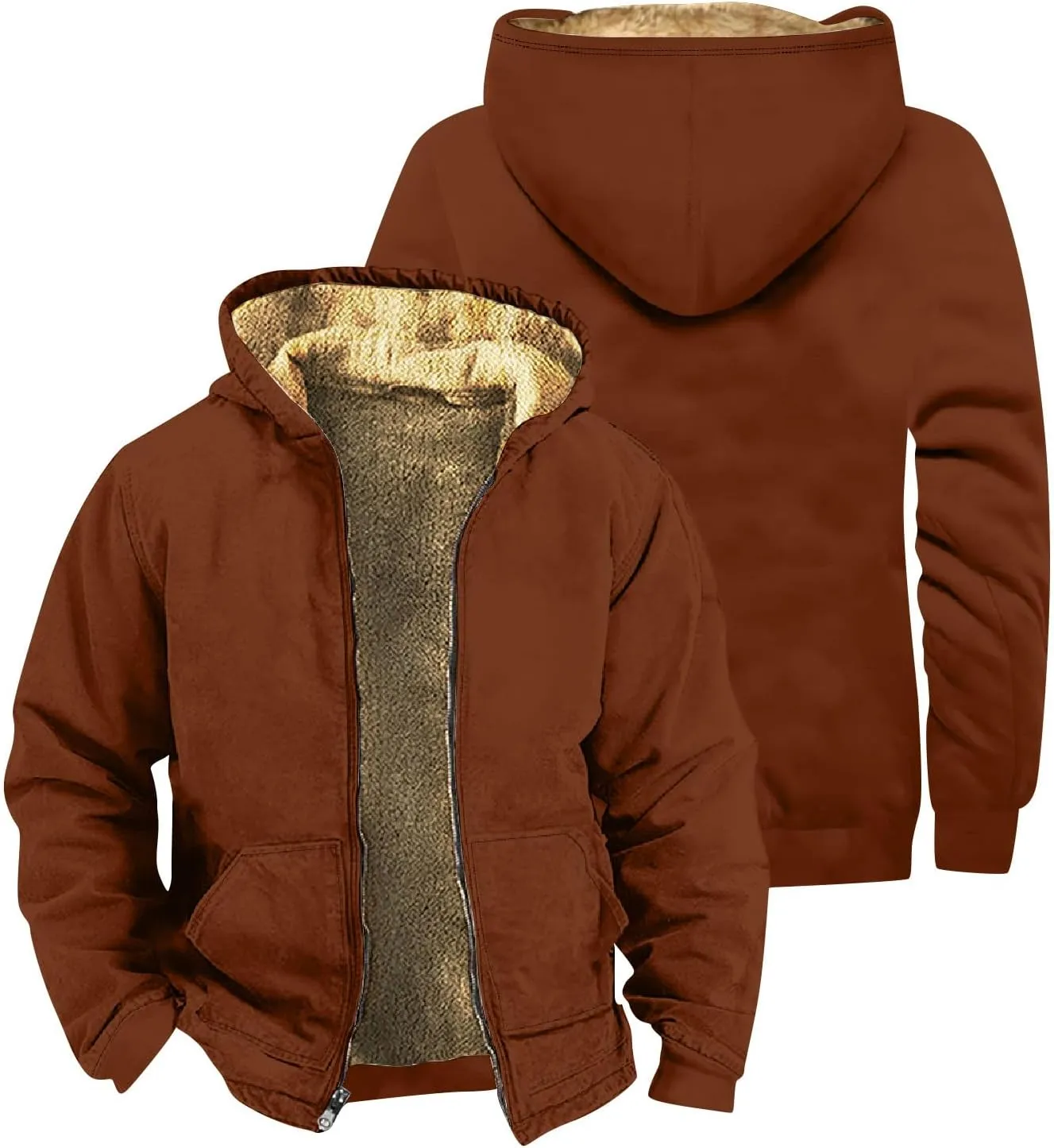 Ymosrh Men's Sweatshirt Zip Up Hoodies Pullover Sweatshirts Casual For Men, M-5XL