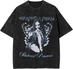 Youth & Adult Men Short Sleeve T Shirts, Vintage Oversized Crewneck Tops T Shirt