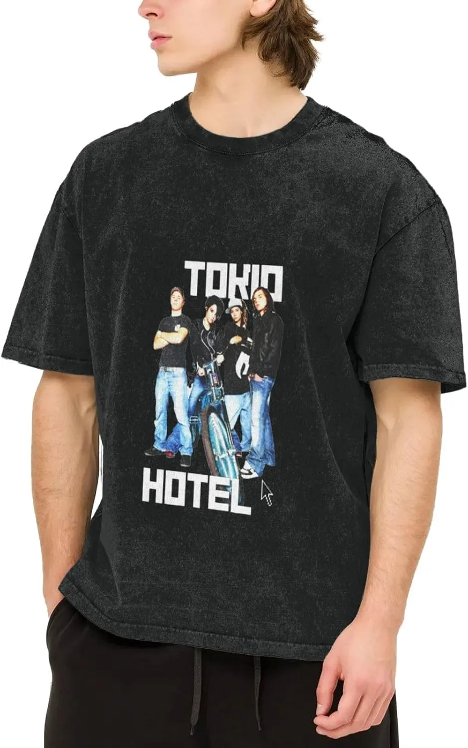 Youth & Adult Men's Short-Sleeve T-Shirts,Round Neck Tops Clothing T-Shirt
