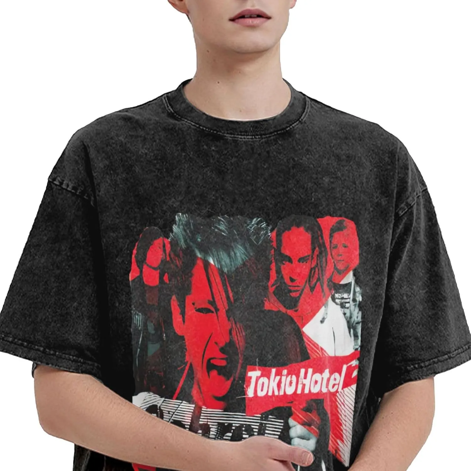 Youth & Adult Men's Short-Sleeve T-Shirts,Round Neck Tops Clothing T-Shirt