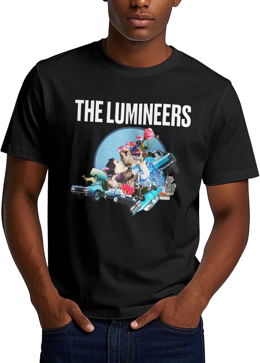 Youth & Adult Men's Short-Sleeve T-Shirts,Round Neck Tops Clothing T-Shirt