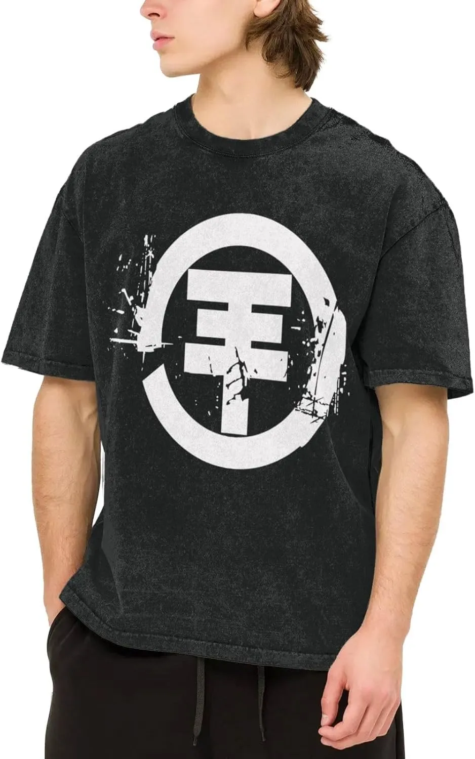 Youth & Adult Men's Short-Sleeve T-Shirts,Round Neck Tops Clothing T-Shirt