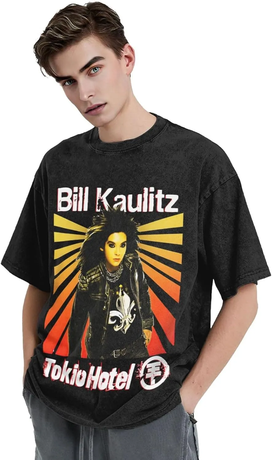 Youth & Adult Men's Short-Sleeve T-Shirts,Round Neck Tops Clothing T-Shirt