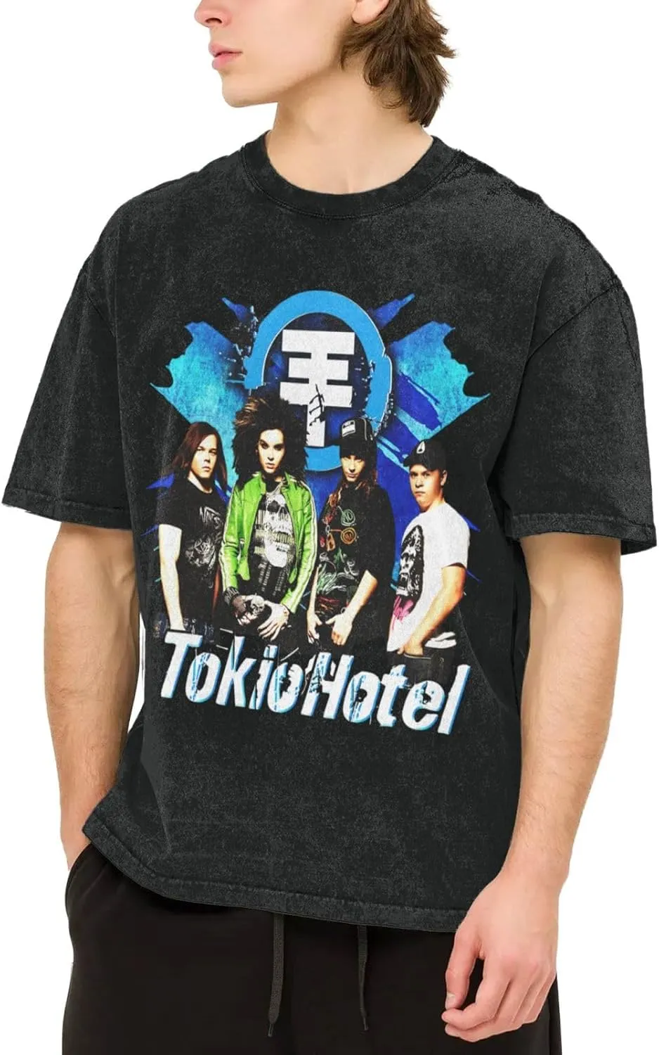 Youth & Adult Men's Short-Sleeve T-Shirts,Round Neck Tops Clothing T-Shirt