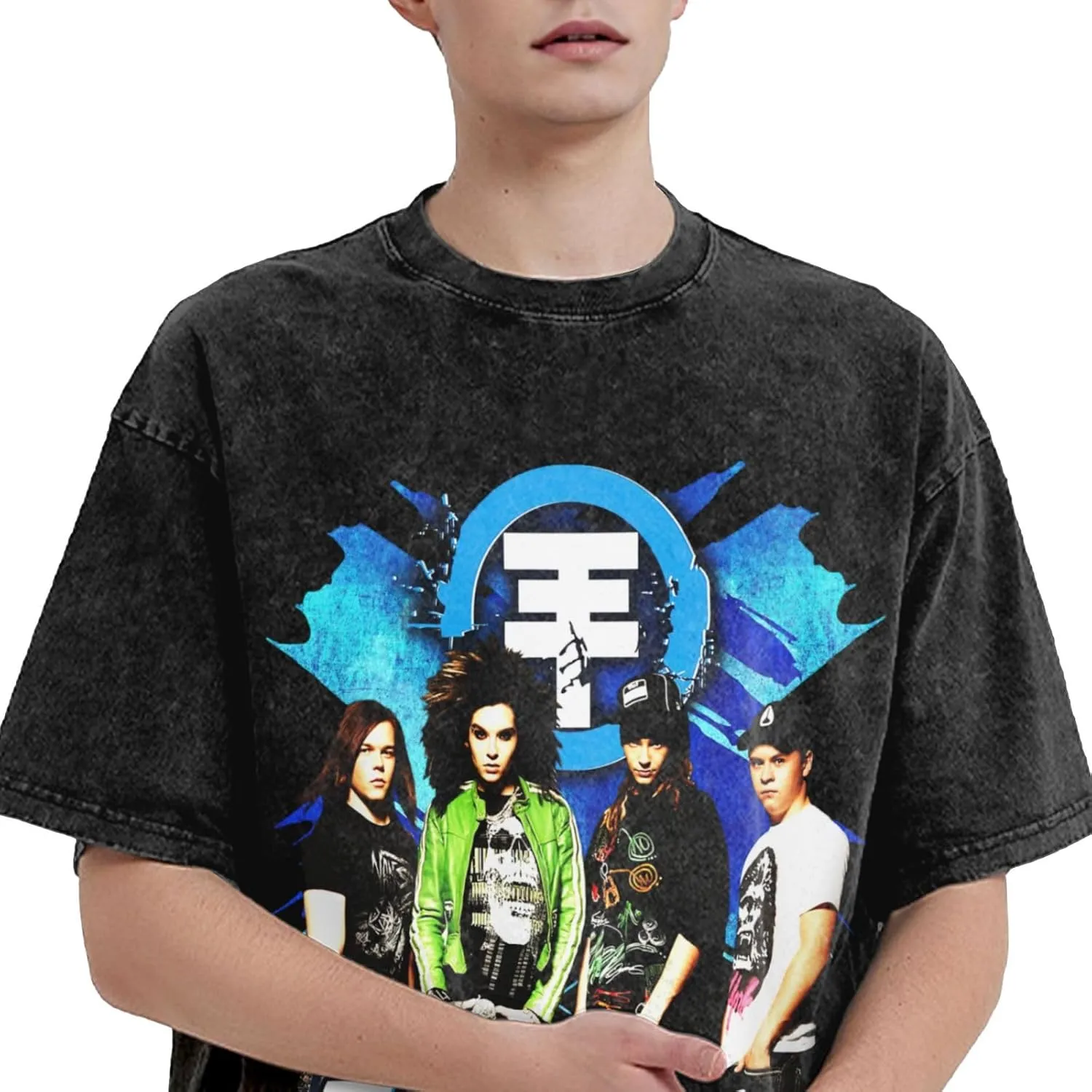Youth & Adult Men's Short-Sleeve T-Shirts,Round Neck Tops Clothing T-Shirt