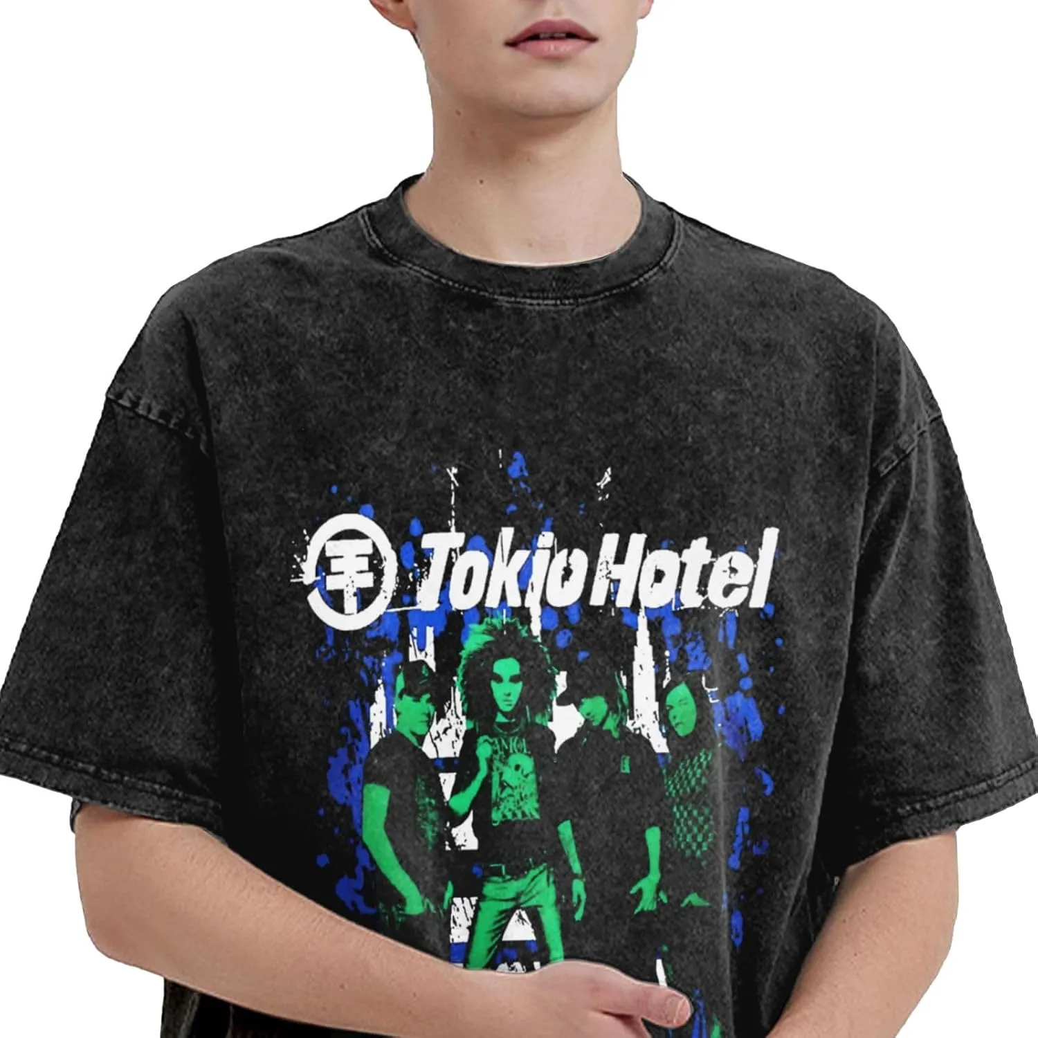 Youth & Adult Men's Short-Sleeve T-Shirts,Round Neck Tops Clothing T-Shirt