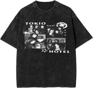 Youth & Adult Men's Short-Sleeve T-Shirts,Round Neck Tops Clothing T-Shirt