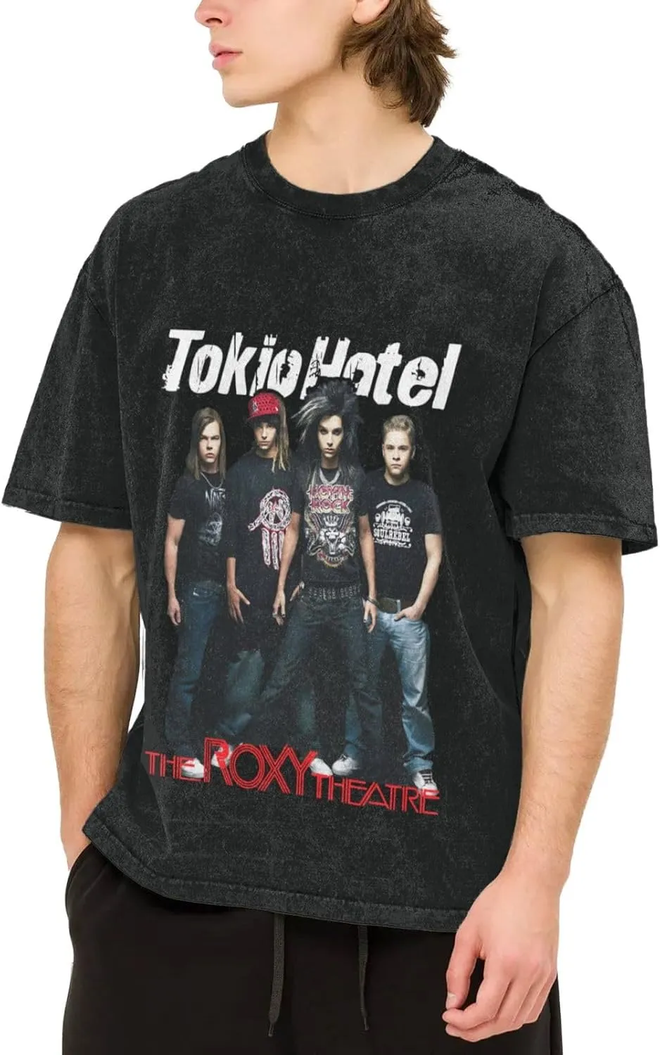 Youth & Adult Men's Short-Sleeve T-Shirts,Round Neck Tops Clothing T-Shirt