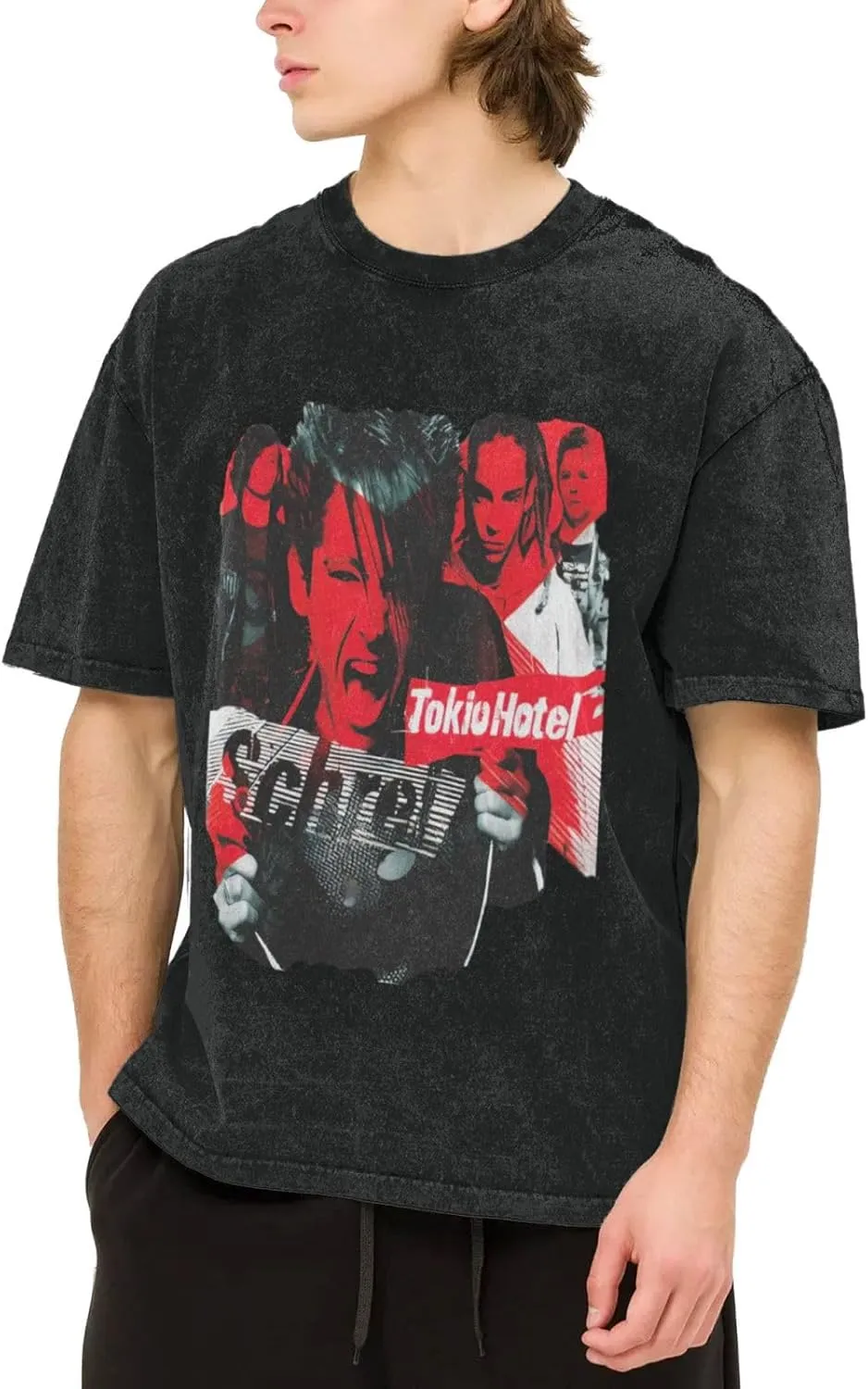 Youth & Adult Men's Short-Sleeve T-Shirts,Round Neck Tops Clothing T-Shirt