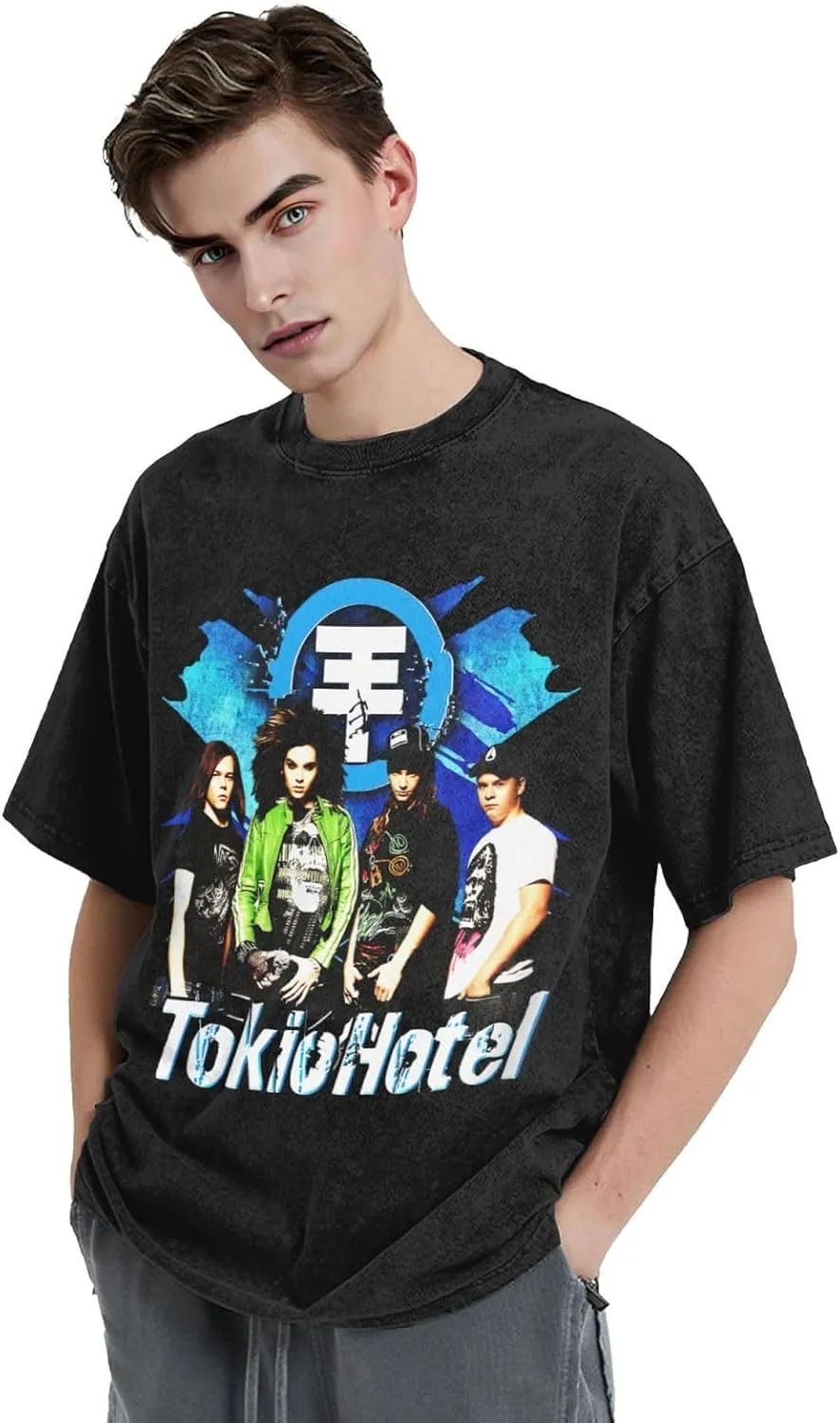 Youth & Adult Men's Short-Sleeve T-Shirts,Round Neck Tops Clothing T-Shirt