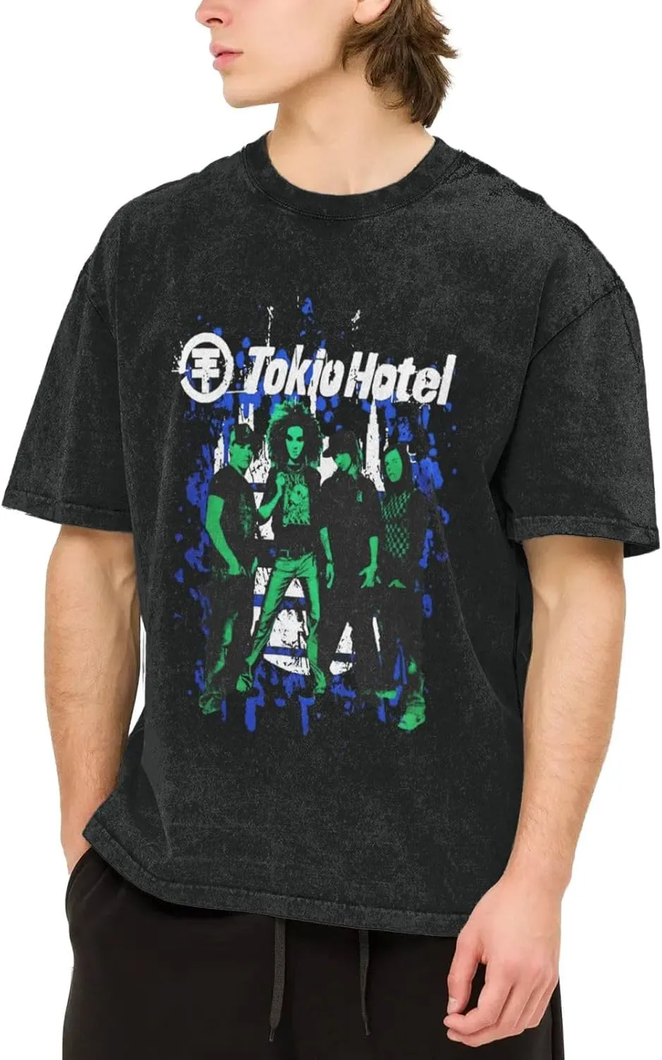 Youth & Adult Men's Short-Sleeve T-Shirts,Round Neck Tops Clothing T-Shirt
